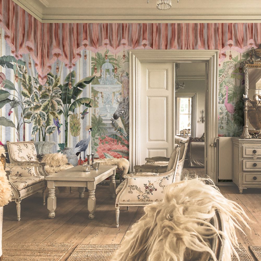 Wallpaper - Indoor Tropicality Wallpaper - VLADILA AESTHETIC INDESIGN