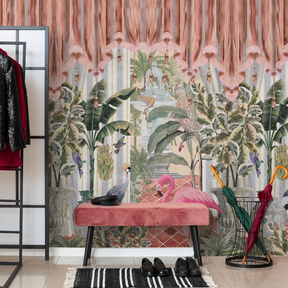 Wallpaper - Indoor Tropicality Wallpaper - VLADILA AESTHETIC INDESIGN