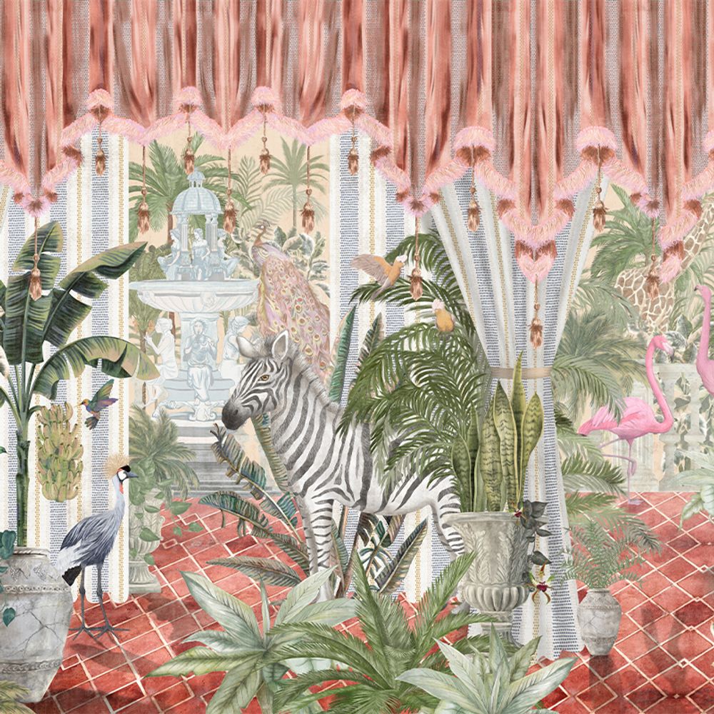 Wallpaper - Indoor Tropicality Wallpaper - VLADILA AESTHETIC INDESIGN