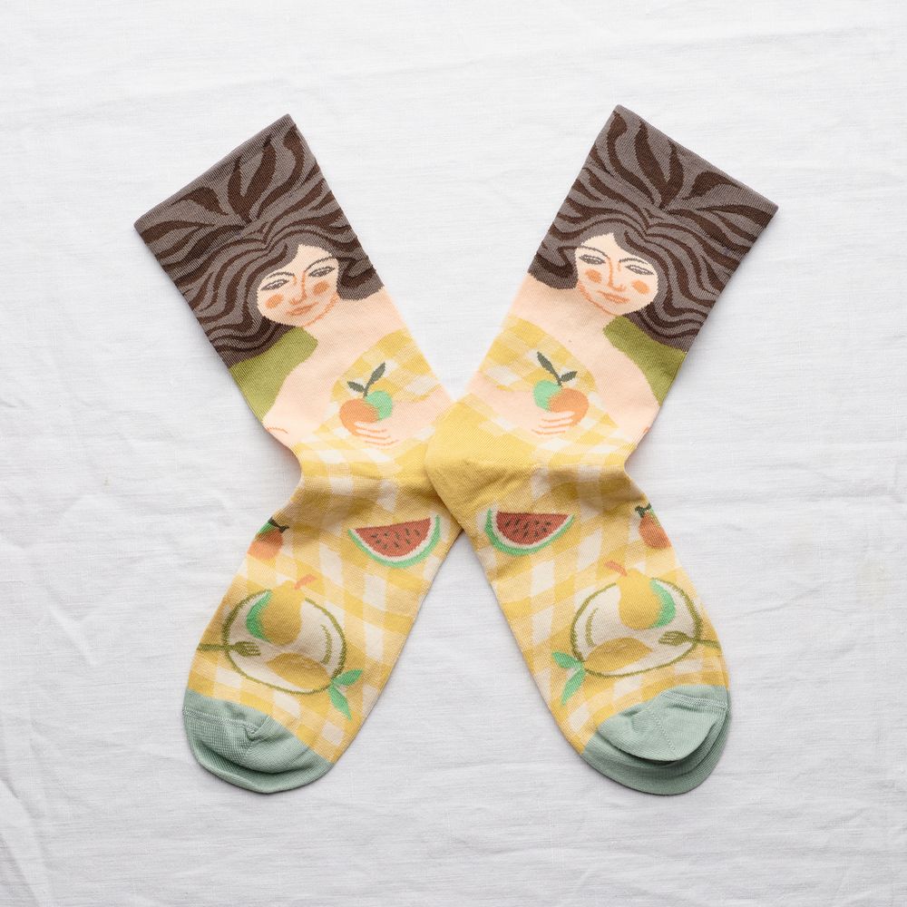 Socks - Sepia Hands - BONNE MAISON