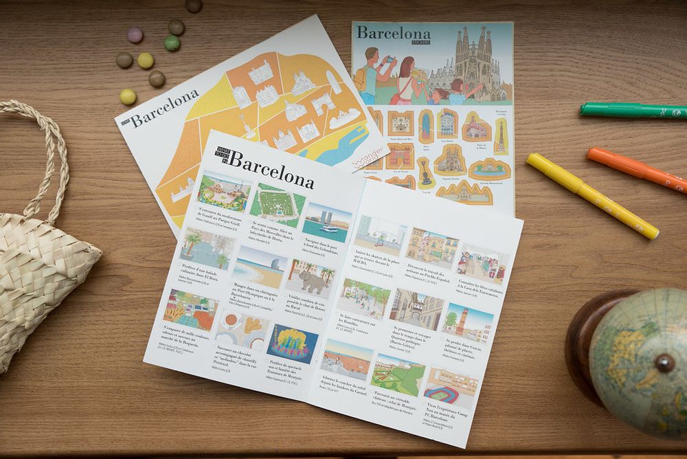 Papeterie - Le carnet souvenir de notre voyage à Barcelona - WANDERWORLD