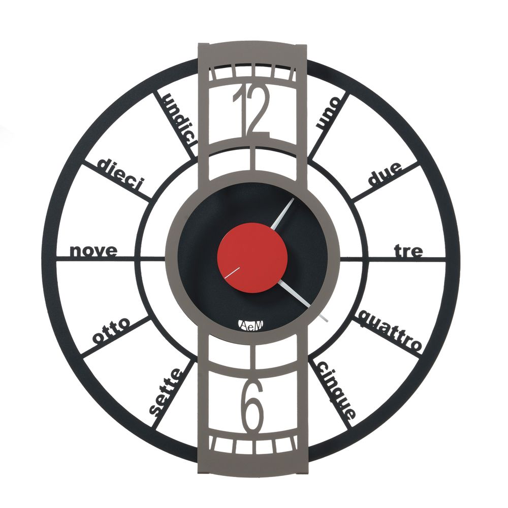 Clocks - Push The Button wall clock - ARTI & MESTIERI