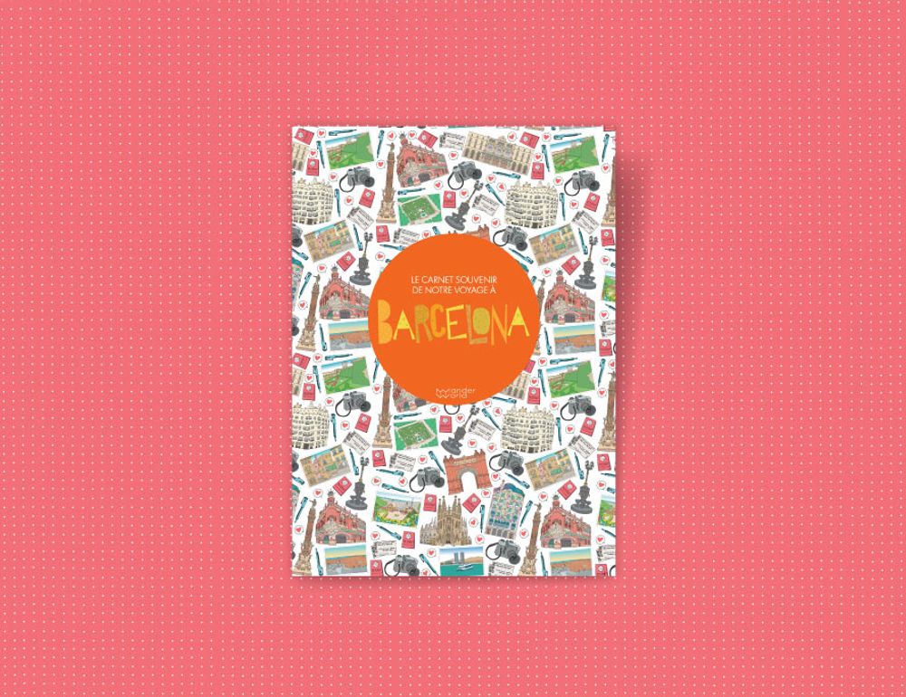 Papeterie - Le carnet souvenir de notre voyage à Barcelona - WANDERWORLD