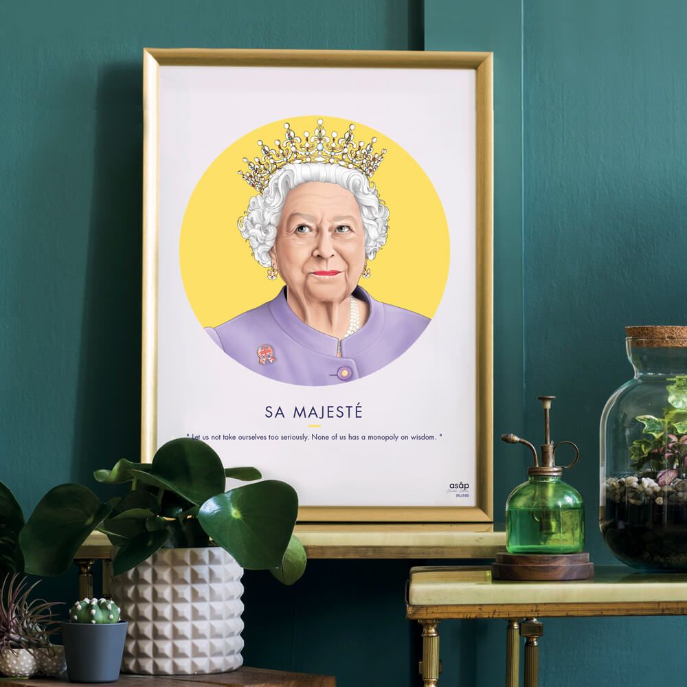 Affiches - AFFICHE - SA MAJESTÉ (édition limitée) - ASÅP CREATIVE STUDIO