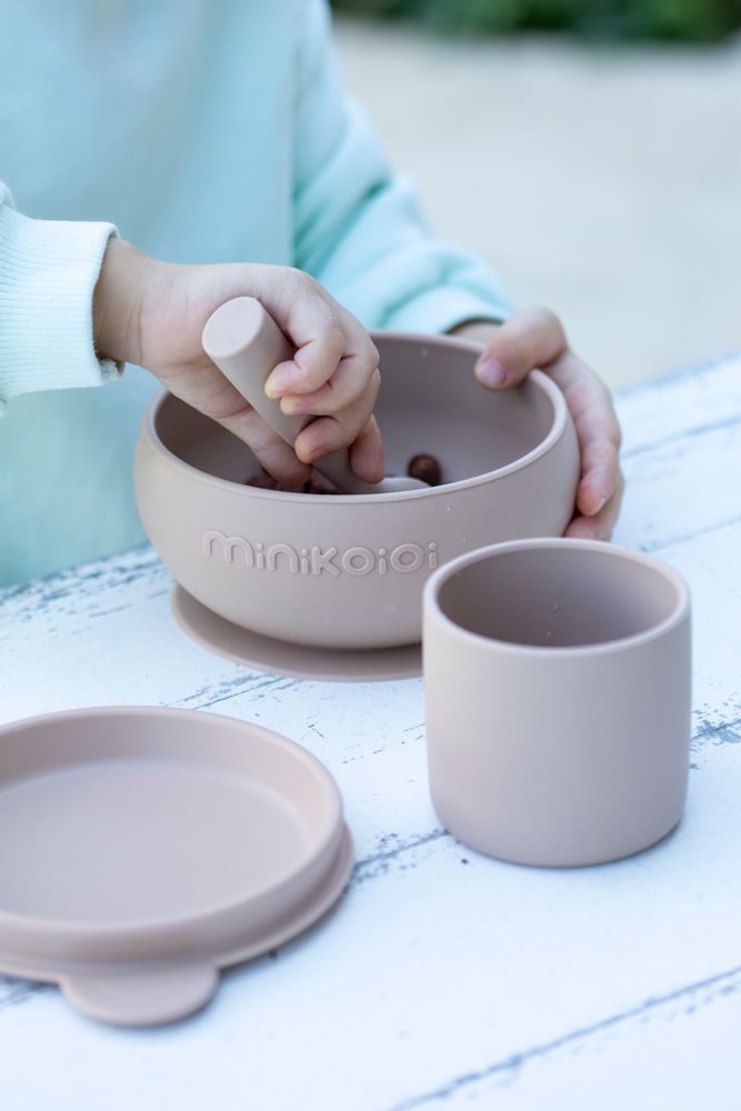 Repas pour enfant - Les coffrets vaisselle en silicone - MINIKOIOI