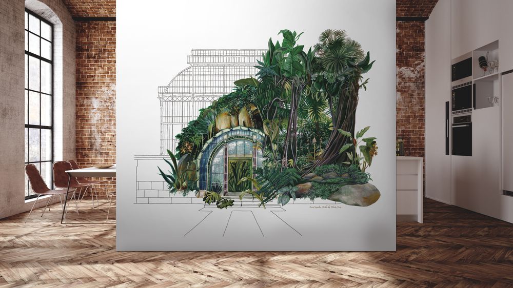 Autres décorations murales - Les serres tropicales - Collection Jardin des plantes - LÉ PAPIERS DE NINON