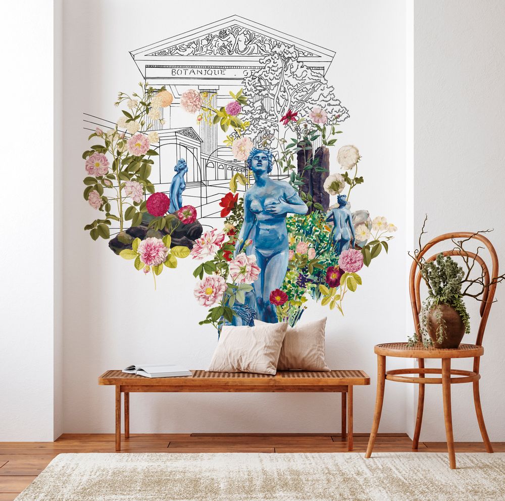 Autres décorations murales - Le jardin des roses - Collection Jardin des plantes - LÉ PAPIERS DE NINON