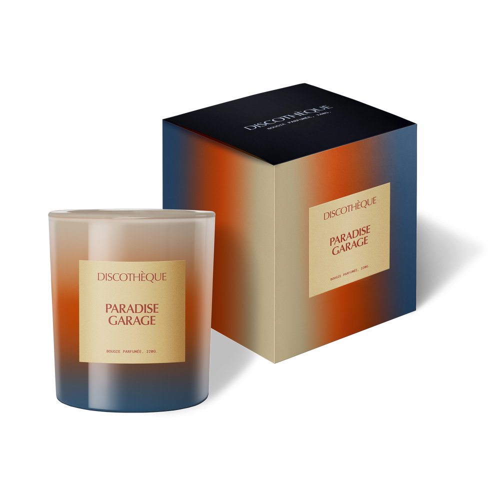 Parfums d'intérieur - PARADISE GARAGE. Bougie Parfumée, 220 g. - DISCOTHÉQUE