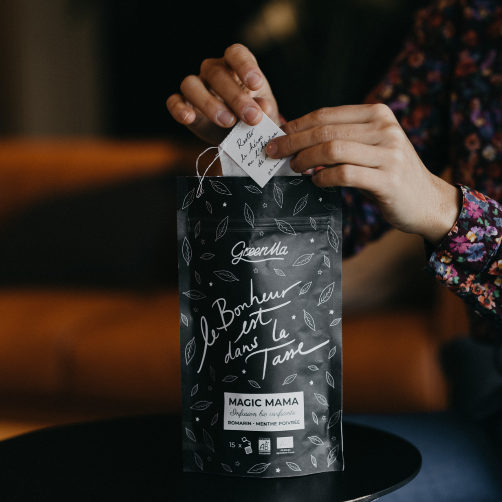 Café et thé - Thés et infusions en sachets de mousselines en coton bio - GREENMA