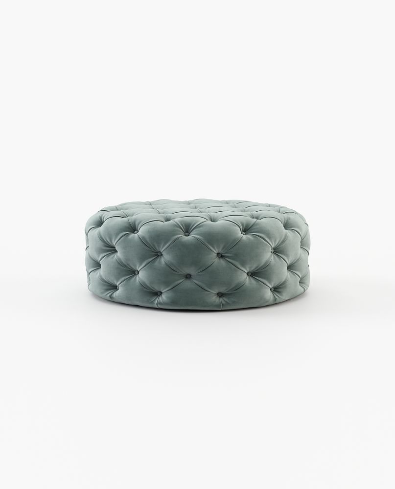 Ottomans - Round Bur Pouf - LASKASAS