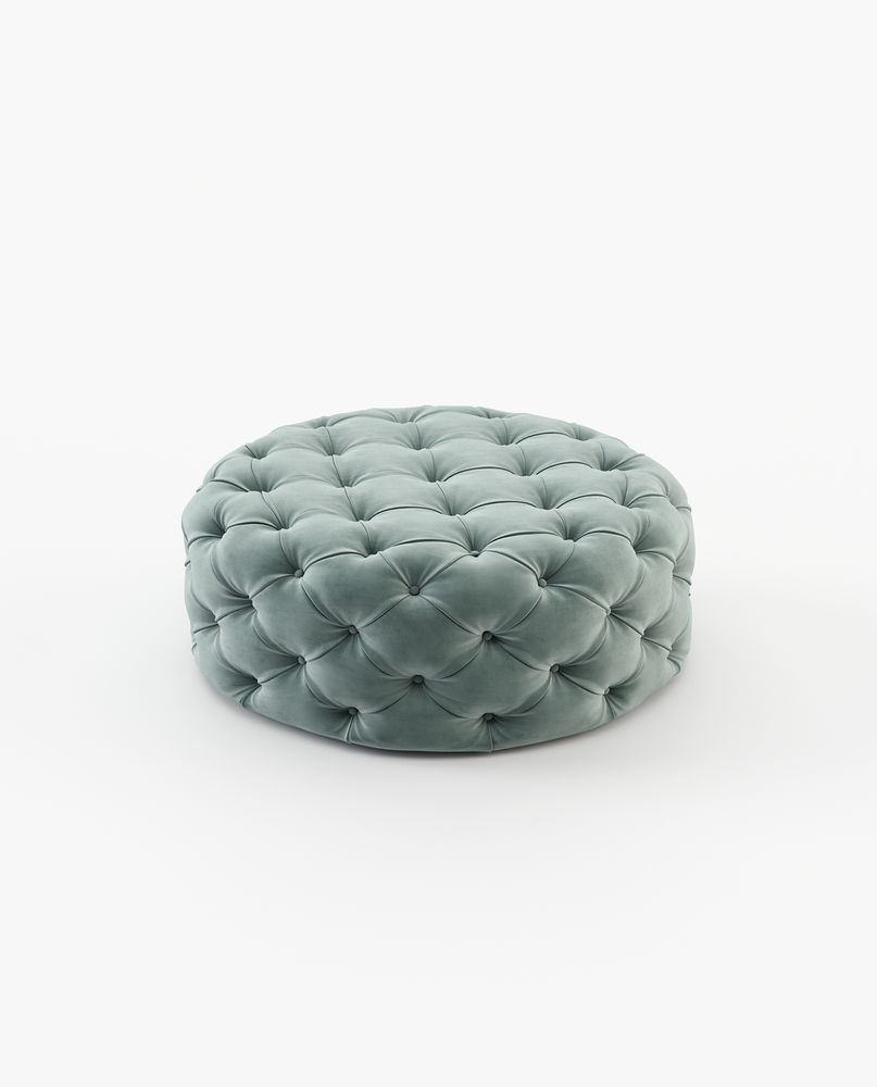 Ottomans - Round Bur Pouf - LASKASAS