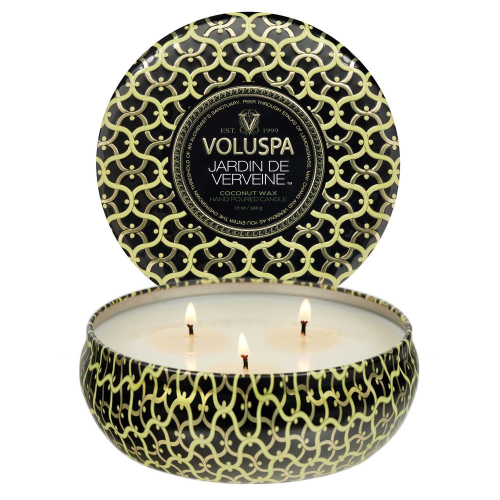 Candles - Jardin De Verveine 3 Wick Tin - VOLUSPA