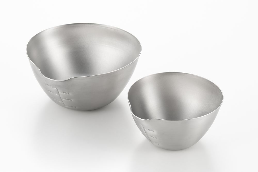 Ustensiles de cuisine - Bol de mesure (cuisine) en acier inoxydable - collection Aikata / YOSHIKAWA - ABINGPLUS
