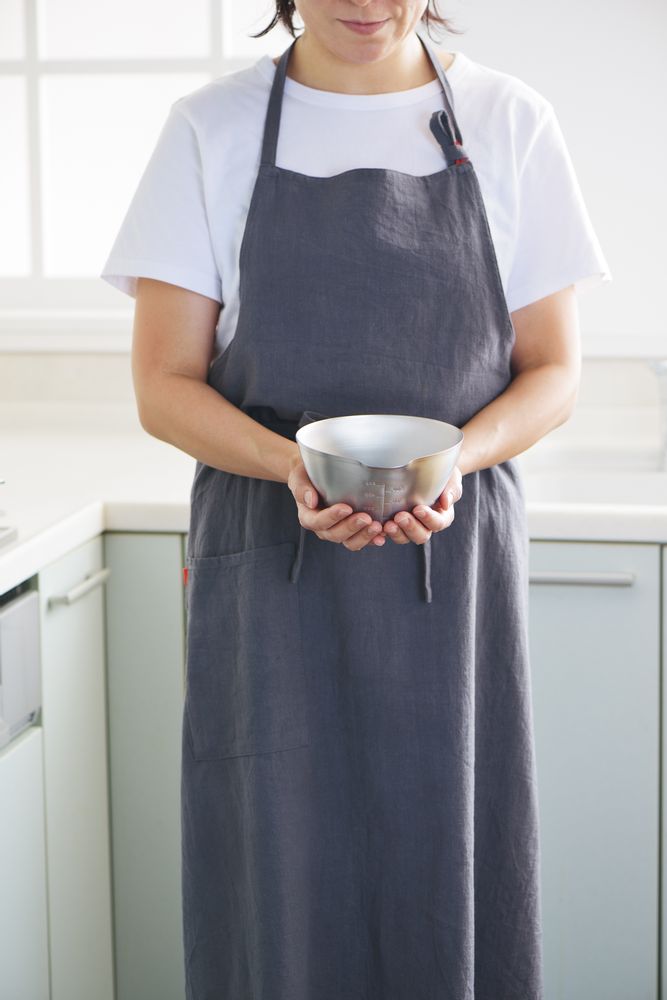 Ustensiles de cuisine - Bol de mesure (cuisine) en acier inoxydable - collection Aikata / YOSHIKAWA - ABINGPLUS