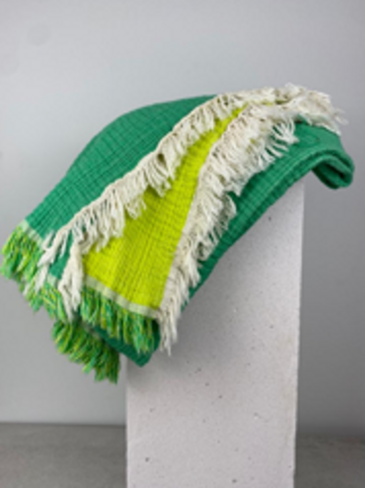Plaids - PLAID JETEE DE LIT  COTON EOKOTEX - NADIA DAFRI PARIS