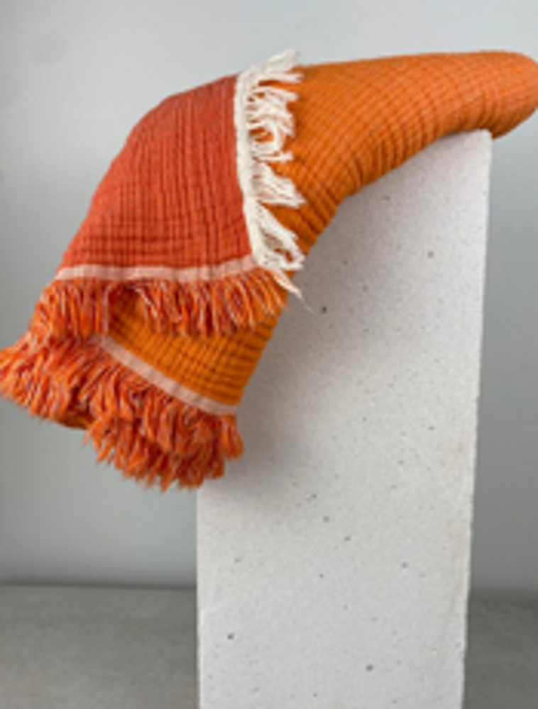 Plaids - PLAID JETEE DE LIT  COTON EOKOTEX - NADIA DAFRI PARIS