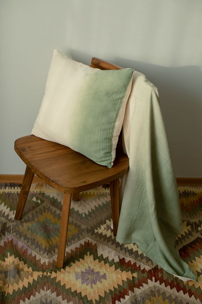 Coussins textile - HOUSSE DE COUSSIN TIE DYE COTON ORGANIQUE - NADIA DAFRI PARIS