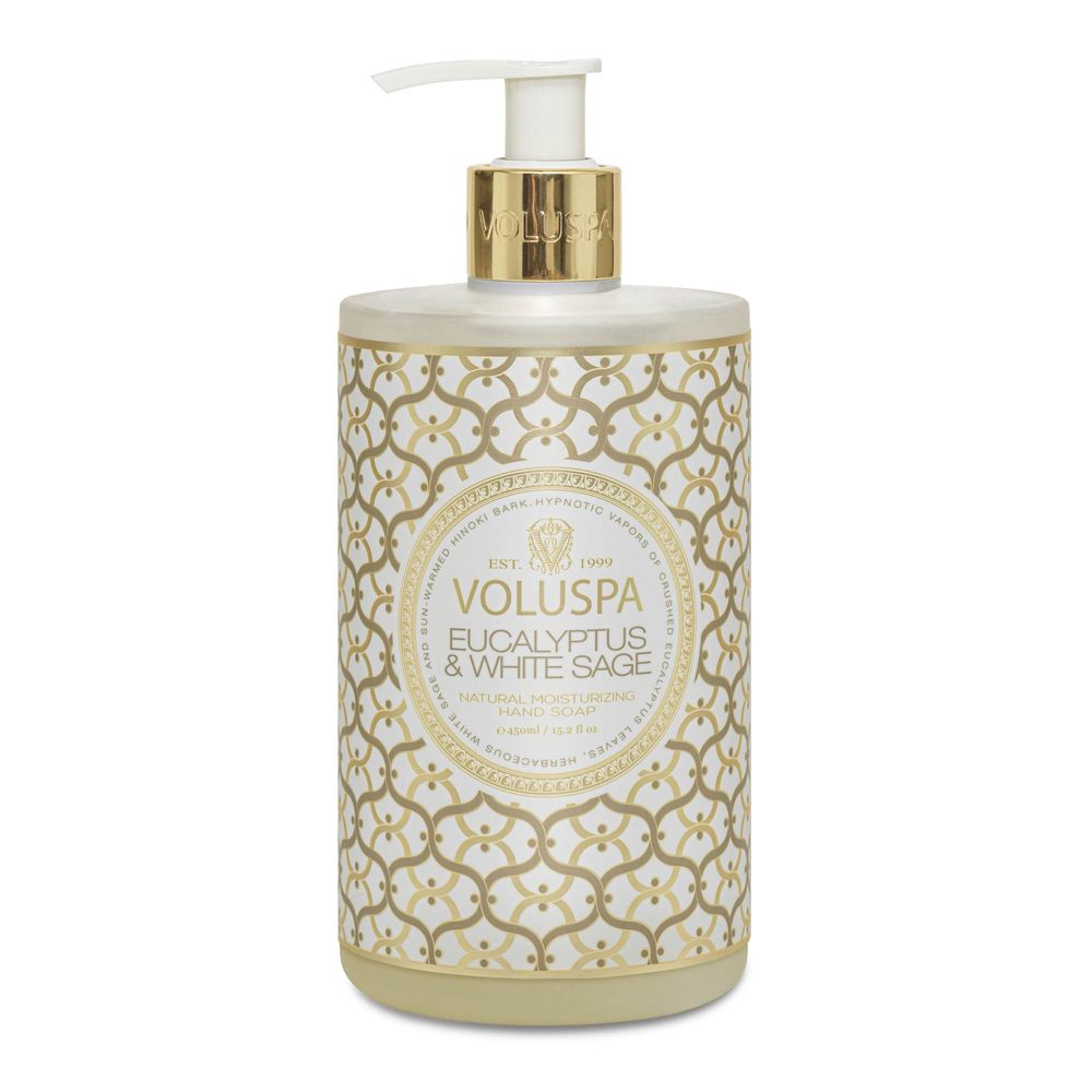 Soaps - EUCALYPTUS WHITE SAGE HANDSOAP - VOLUSPA