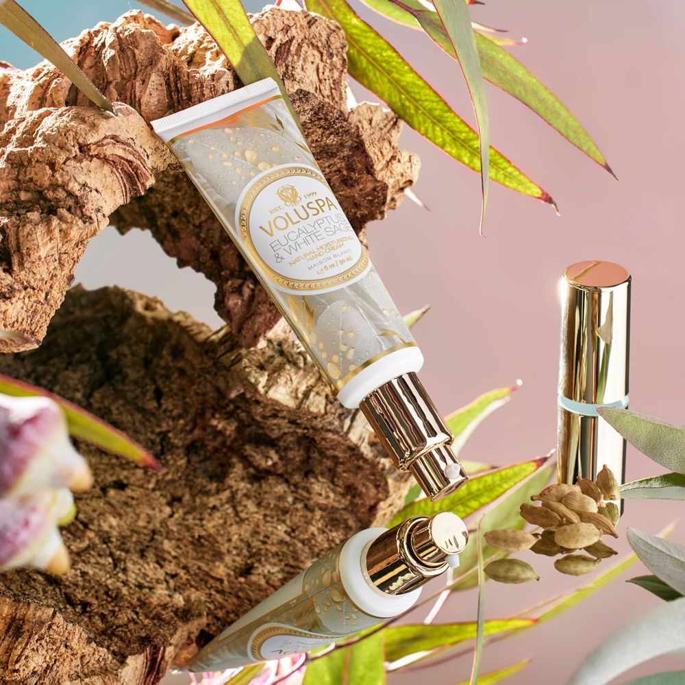 Cosmétiques - EUCALYPTUS WHITE SAGE HANDCREAM - VOLUSPA