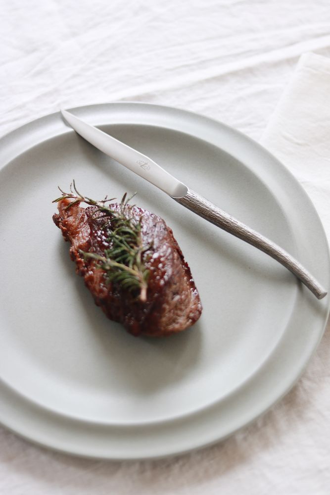 Knives - Log Philippe Starck stainless steel table knives - FORGE DE LAGUIOLE