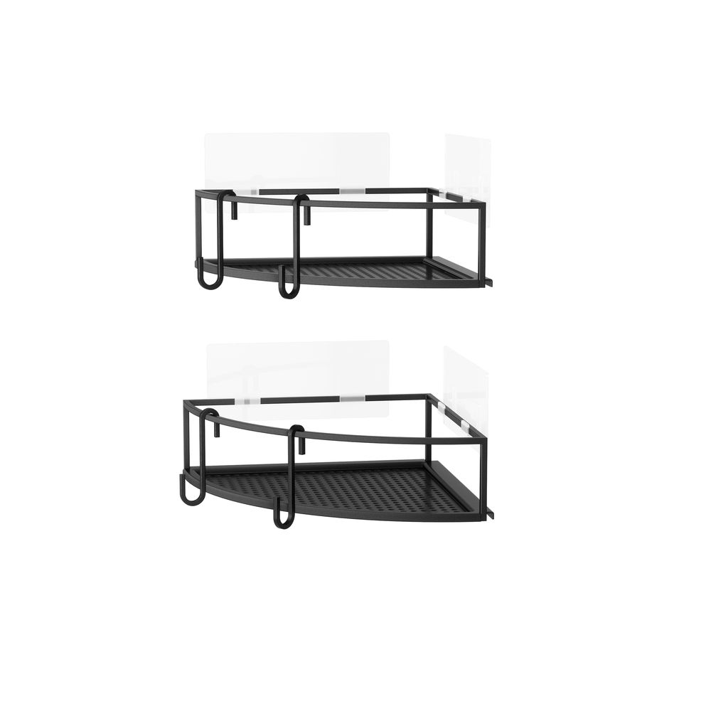 Couverts & ustensiles de cuisine - CUBIKO Lot de 2 étagères d'angle - UMBRA