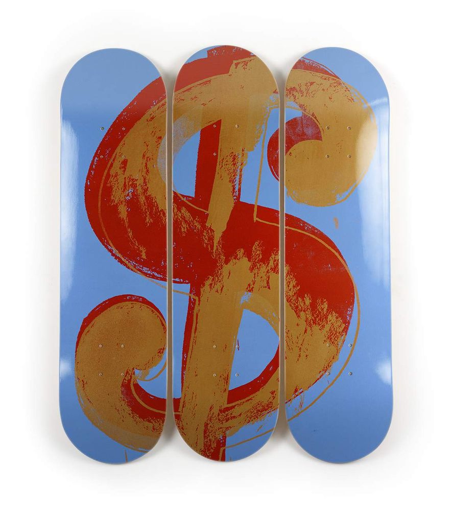 Other wall decoration - DOLLAR SIGN BLUE, ANDY WARHOL - THE SKATEROOM