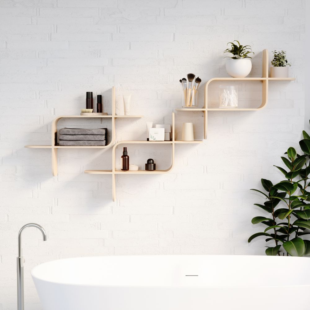 Rangements pour salle de bain - MONTAGE Étagère murale - UMBRA