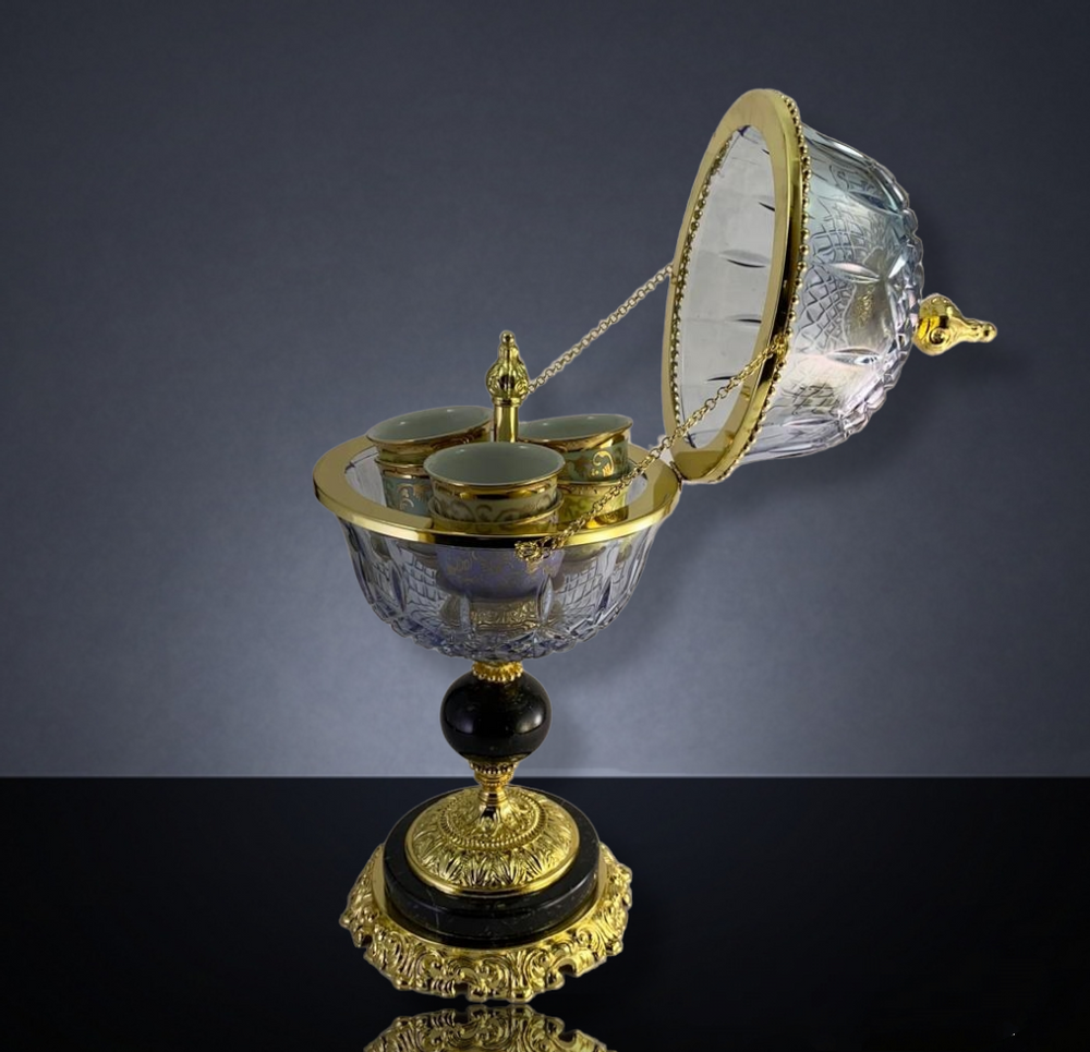 Objets de décoration - Caviar and foos holder  - OLYMPUS BRASS
