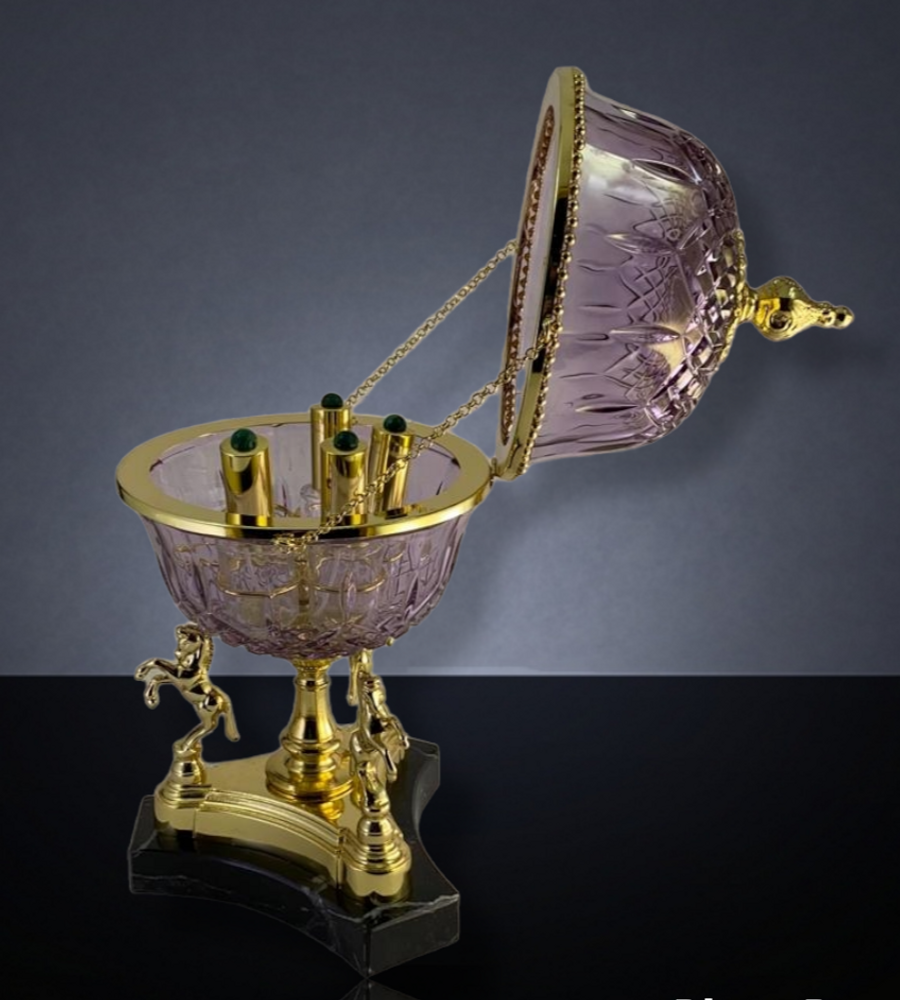 Objets de décoration - Caviar and foos holder  - OLYMPUS BRASS