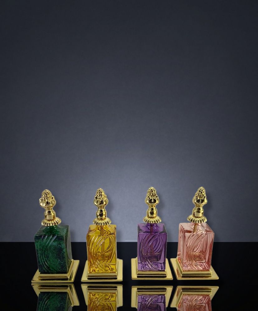 Verre d'art - Parfum bottles - OLYMPUS BRASS