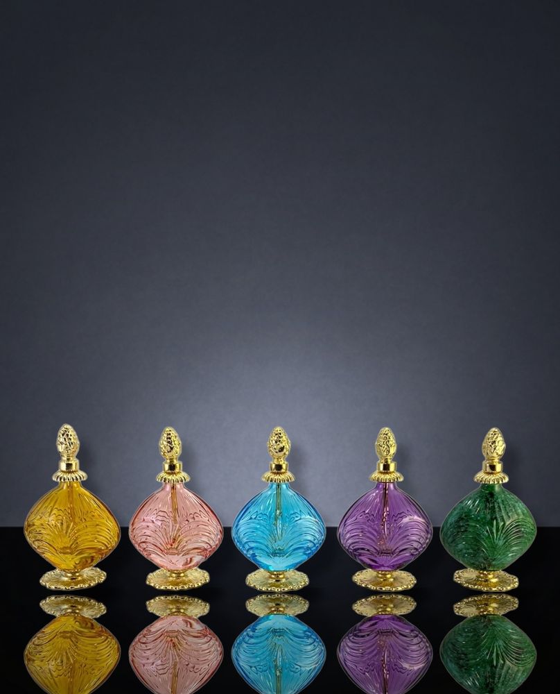 Verre d'art - Parfum bottles - OLYMPUS BRASS
