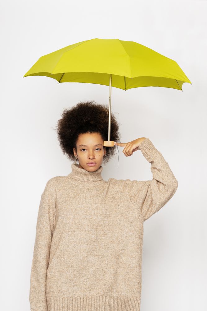 Apparel - Compact umbrella - Chartreuse Colored - Salvador - ANATOLE