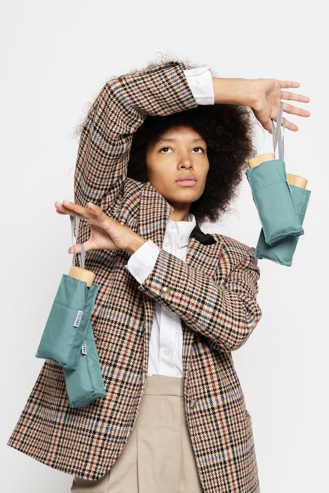 Gifts - Compact umbrella - Sage Green - Ambroise - ANATOLE