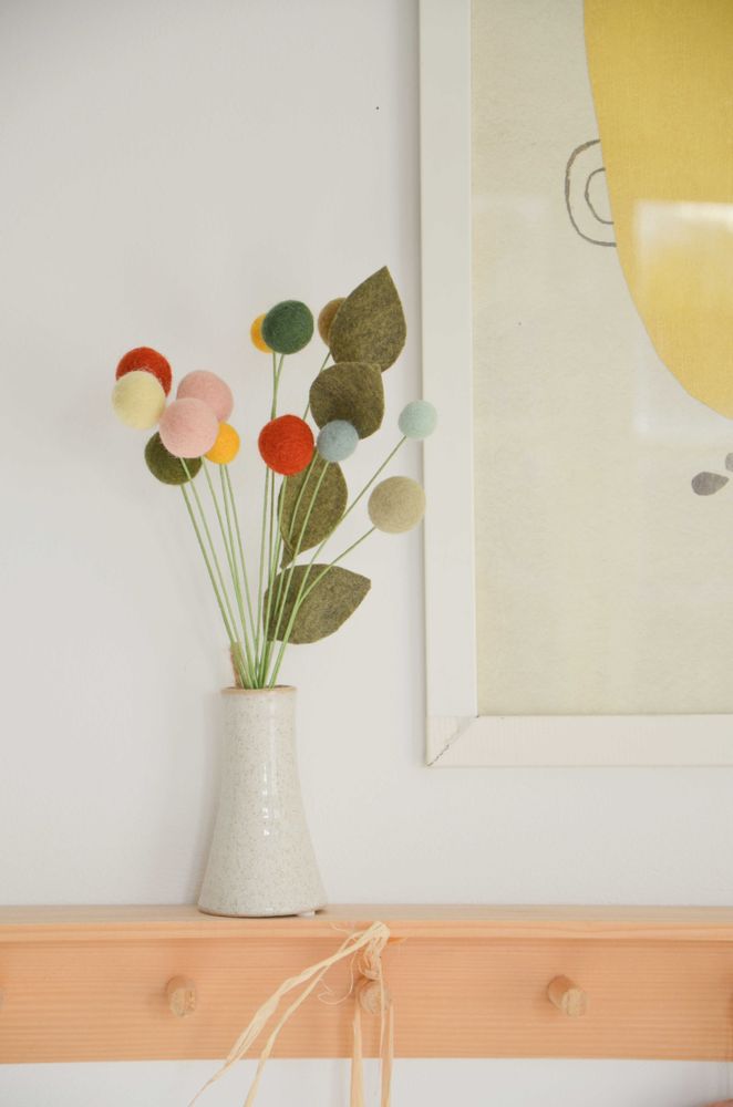 Objets design - Bouquet en laine feutrée - CALM FOR DREAMERS