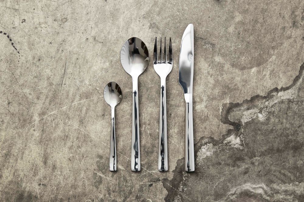Cutlery set - RAW Steel cutlery - AIDA