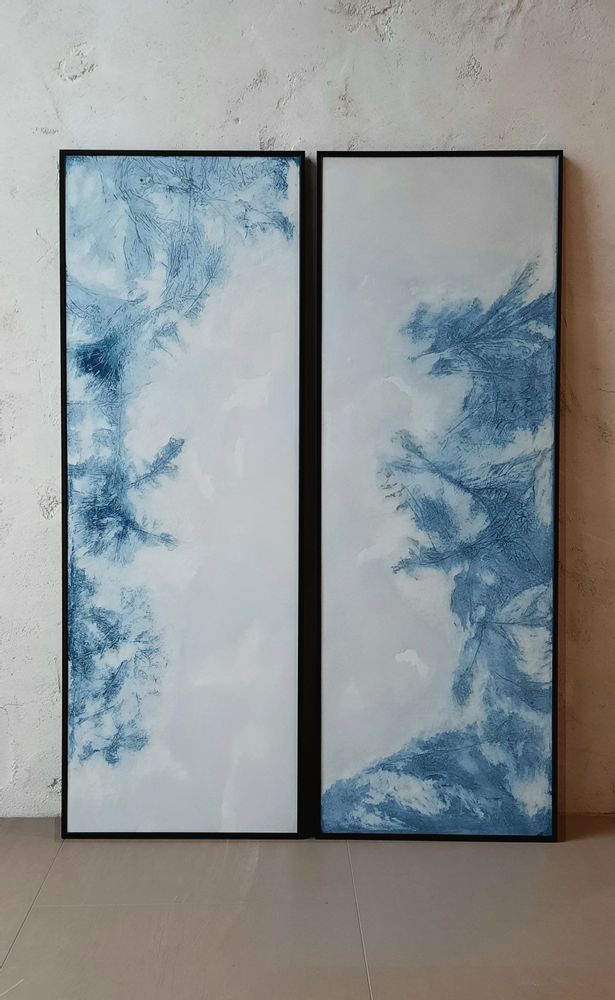 Paintings - Impressions Hivernales XIV - ATELIER LANDES