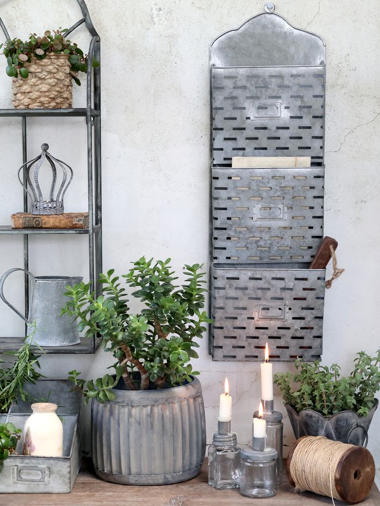 Decorative objects - Zinc - romantic, but rustic - CHIC ANTIQUE A/S