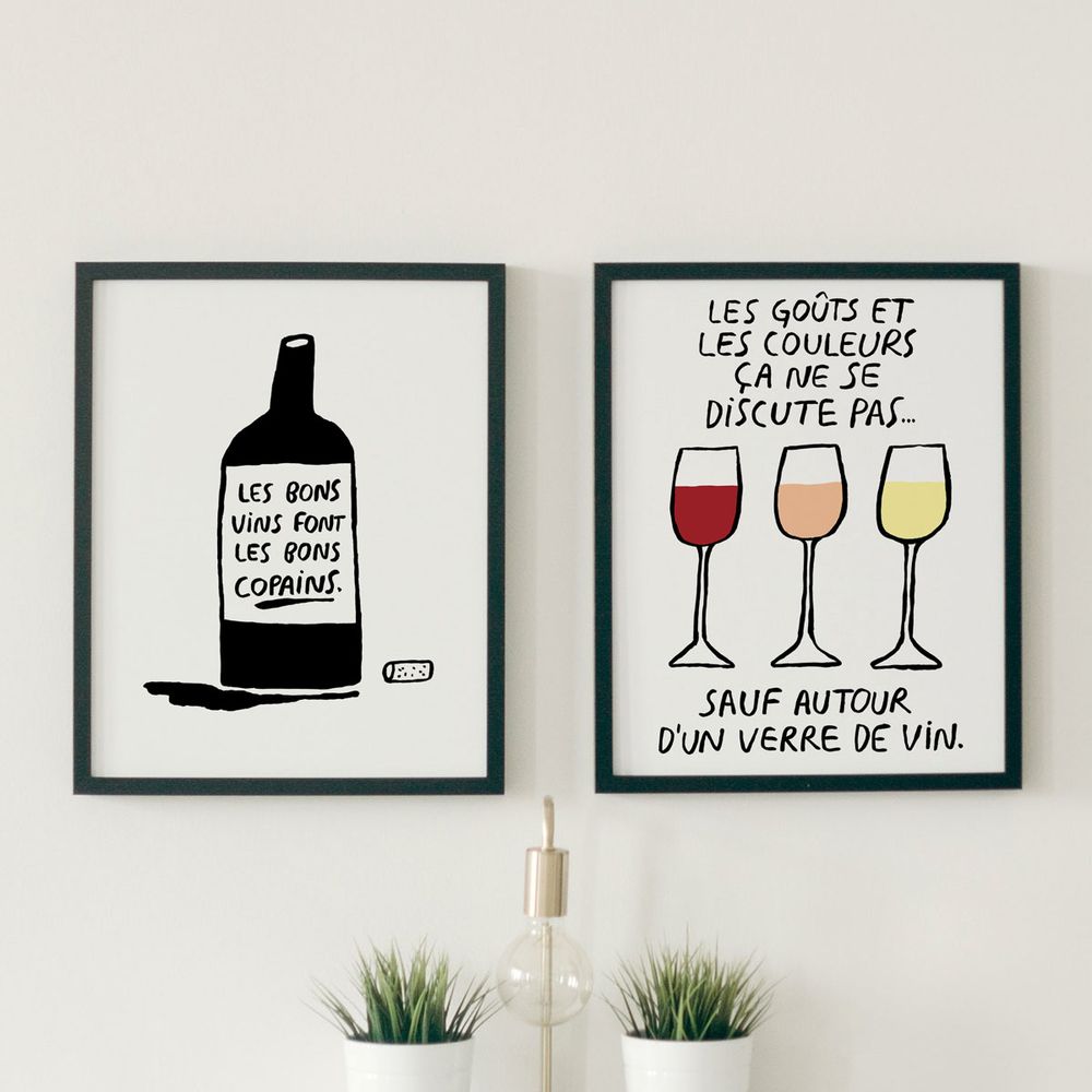 Affiches - Affiche Vin Copain - LES RAFFINEURS