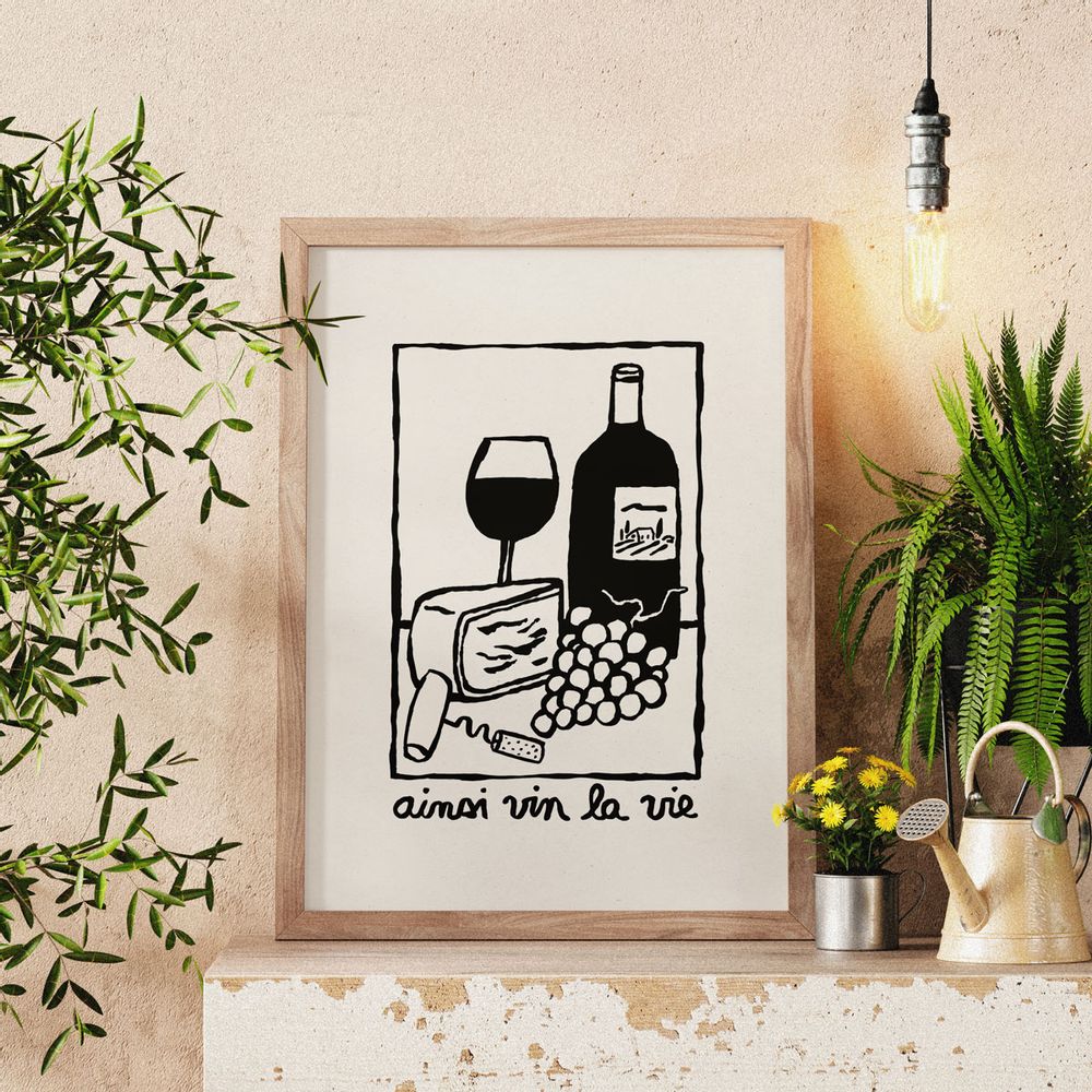 Affiches - Affiche Vin Copain - LES RAFFINEURS