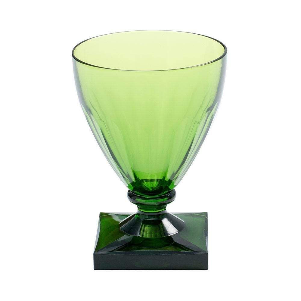 Stemware - Acrylic 8.5oz Wine Goblet in Emerald - 1 Each - CASPARI