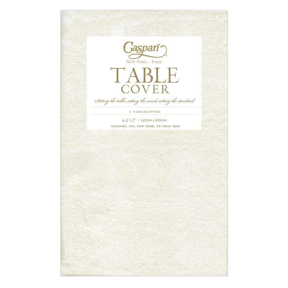 Everyday plates - Moiré Paper Table Cover in Ivory - 1 Each - CASPARI