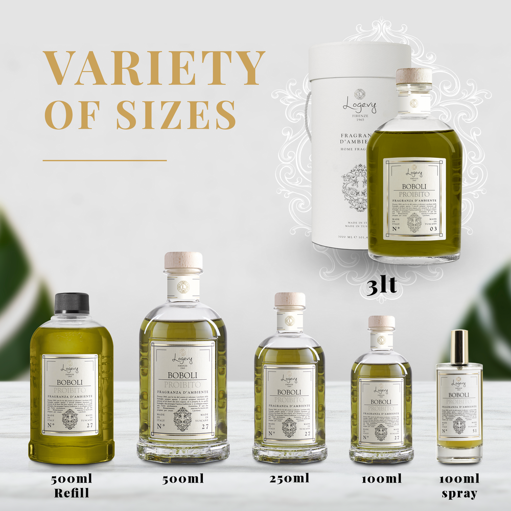 Home fragrances - Boboli Proibito - Home Fragrance - LOGEVY FIRENZE 1965