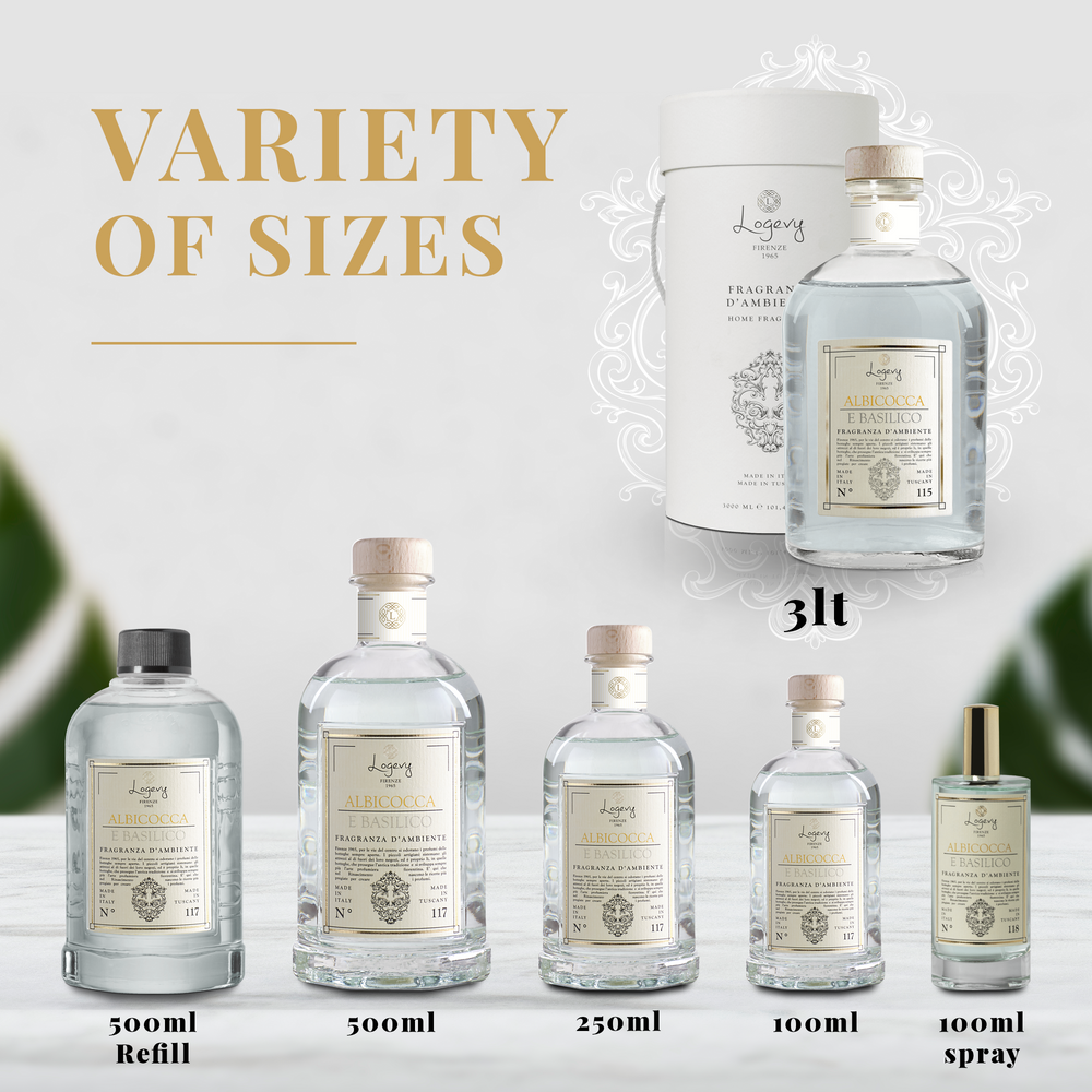 Home fragrances - Albicocca e Basilico - Home Fragrance - LOGEVY FIRENZE 1965