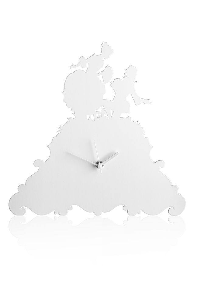 Decorative objects - Je t'aime (pour toujours) - Metal clock - FRANCESCO BRANDI