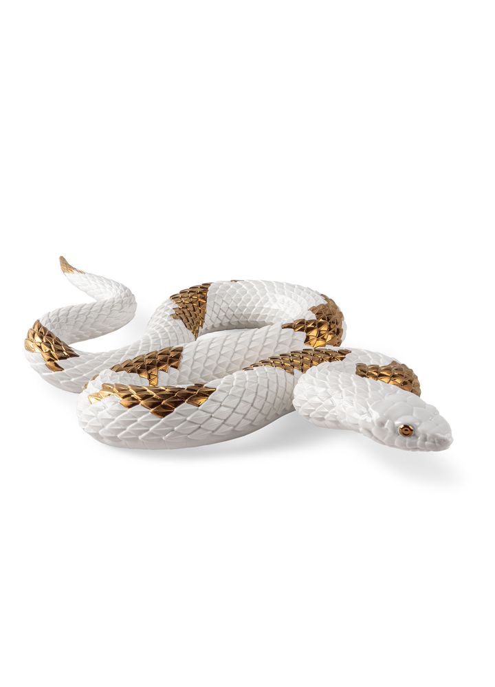 Decorative objects - Wild Soul Collection - Porcelain Snake Sculpture - LLADRÓ