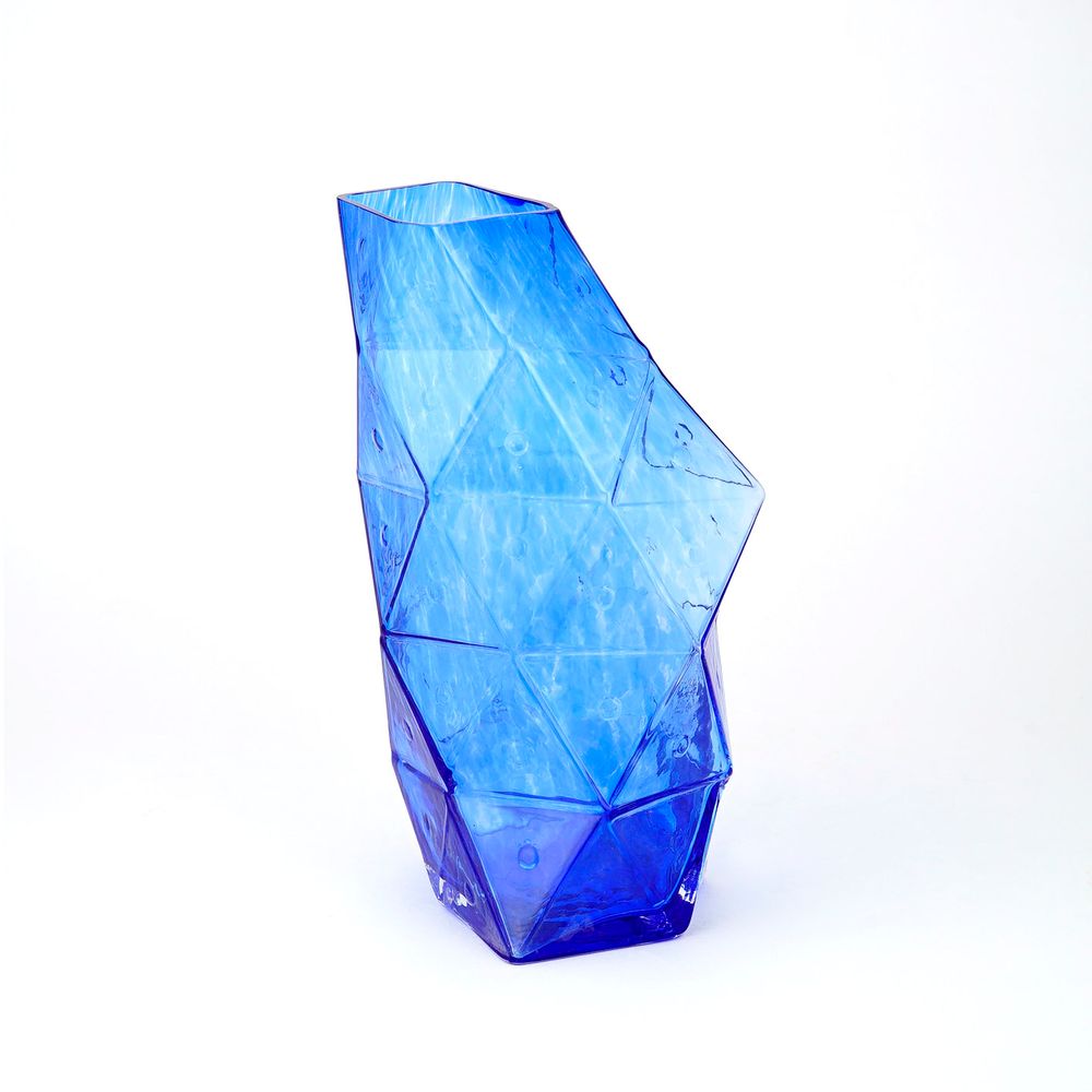 Vases - Poliedro Blue - VICARA