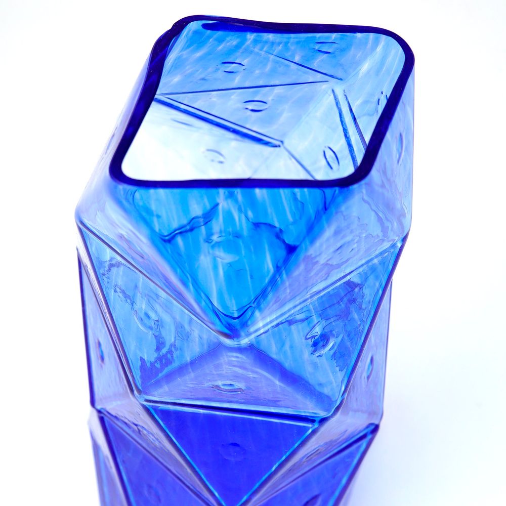 Vases - Poliedro Blue - VICARA