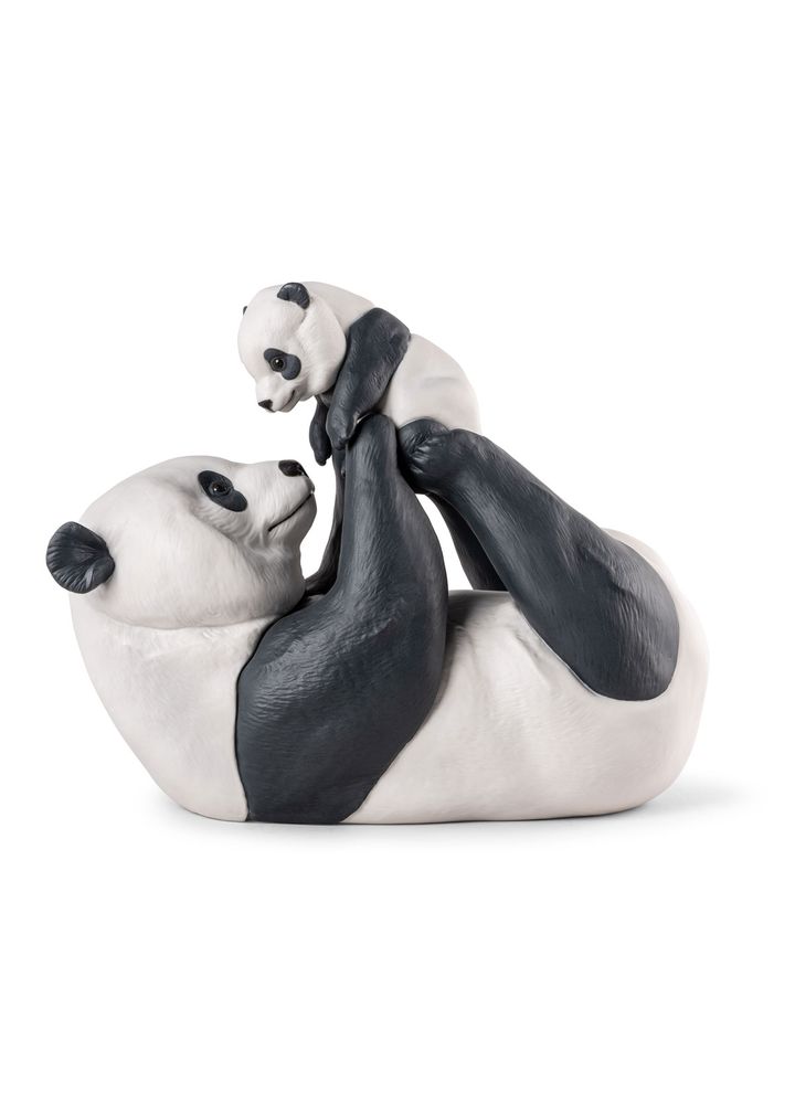 Decorative objects - Mommy Panda - Lladró Handmade Porcelain - LLADRÓ