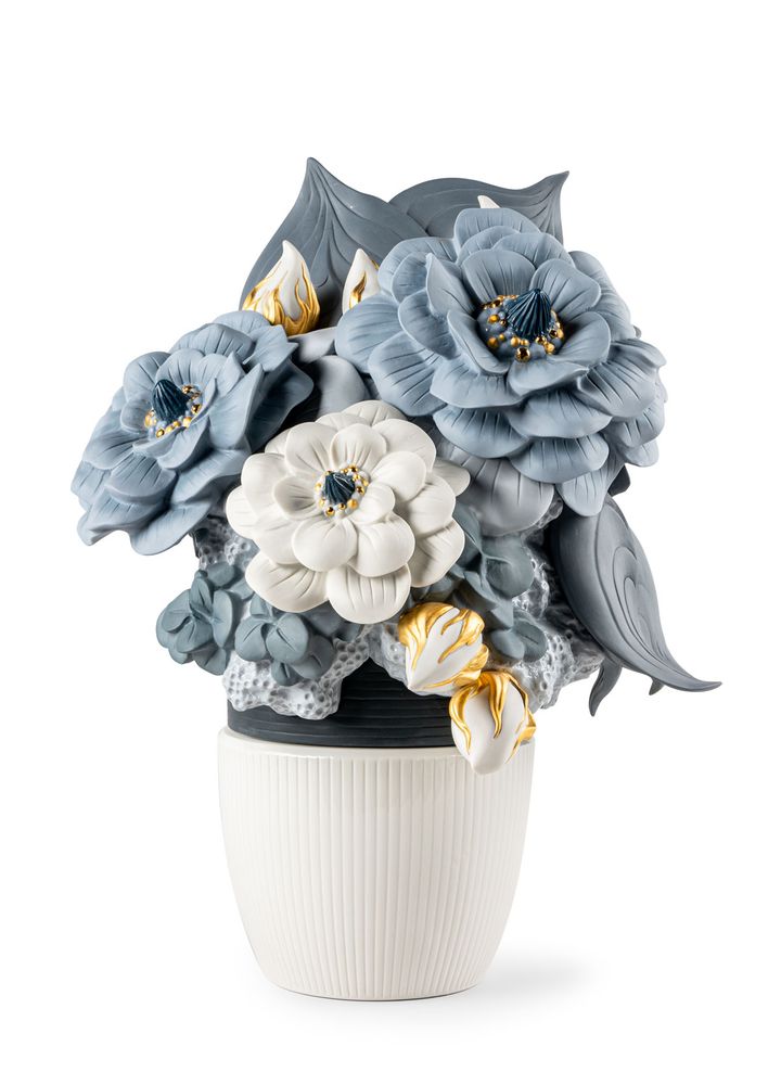 Decorative objects - Vase with Flowers - Lladró - Handmade Porcelain - LLADRÓ