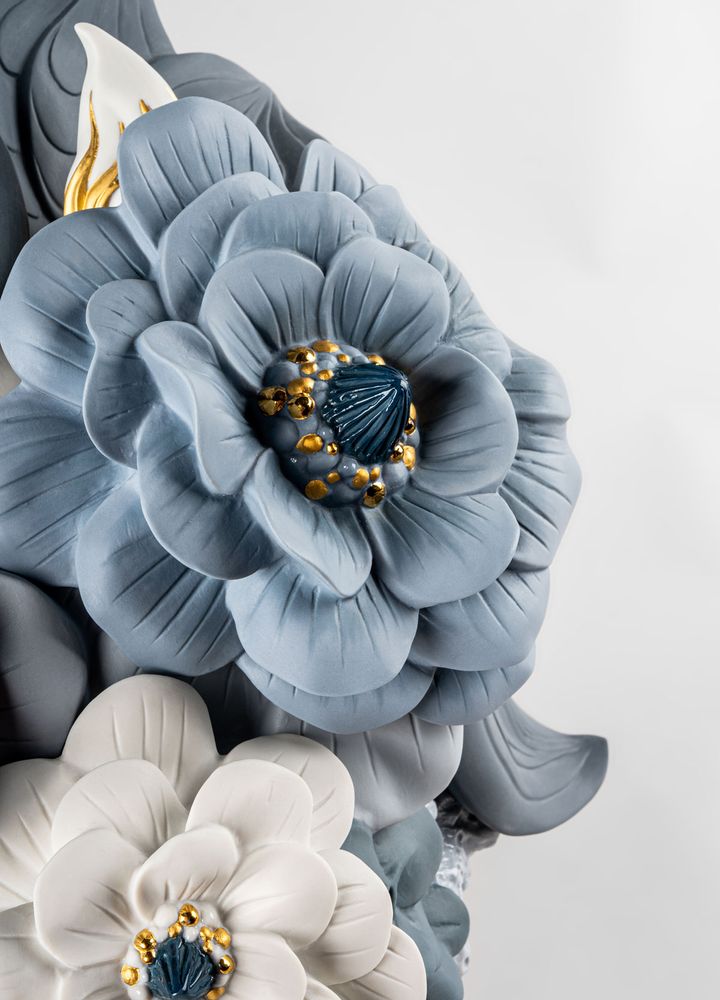 Decorative objects - Vase with Flowers - Lladró - Handmade Porcelain - LLADRÓ